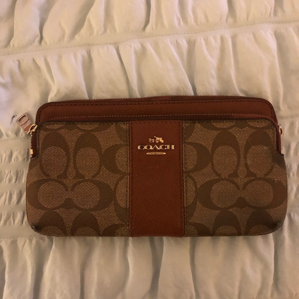 Coach leather wallet